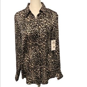Leopard Blouse (size XS/TP)